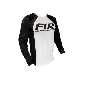 CONTOUR WHITE/BLACK JERSEY M, MX RACE WEAR, ENDURO GEAR