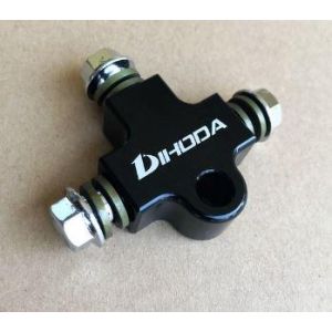 THREE-WAY PIPE T CONNECTOR COUPLING HYDRAULIC BRAKE OIL HOSE FITTING