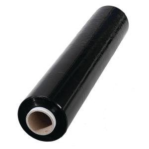 BLACK WRAP 400mm X 300m, PALLET/ PARCEL WRAP