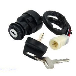 IGNITION KEY SWITCH 4 PIN 85-95 YAMAHA YFM 80 100 225 250 350 350X YFA 1 2FJ-82510-02-00