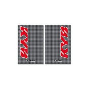 FORK DECAL KAYABA RED CARBON, BLACKBIRD 5015K STICKERS, 5015K