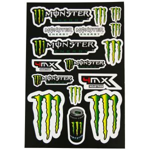 STICKER SHEET MONSTER 30x45cm