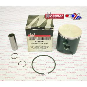 PISTON KIT 92-93 KX125 54.00, WOSSNER 8110DA KAWASAKI MX 13001-1377
