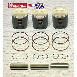 PISTON KIT SET/3 KAW. 500 KH, WOSSNER K8247D100-3 61.00mm
