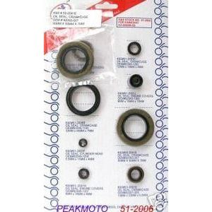OIL SEAL SET KX500 88-04 9pcs, K&S 51-2006 KAWASAKI MX