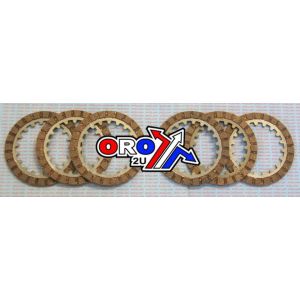 CLUTCH FRICTION PLATE SET/6 [CK2303], YFM80 Raptor 3E5-16521-00-00 22F-16524-01-00 22F-16521-00-00, AT-03431C