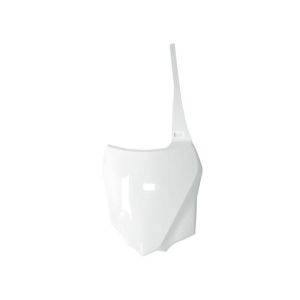 FRONT PLATE 14-25 KX85/100/112 WHITE, RTECH R-TBKX0BN0014