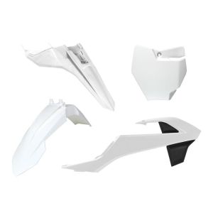 PLASTIC KIT/4 16-23 KTM SX65, WHITE RTECH R-KITKTM-BN0-500, GASGAS MC 65 2021-2023