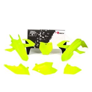 PLASTIC KIT/6 16-18 KTM SX/SXF, RTECH R-KITKTM-GF0-516, NEON YELLOW