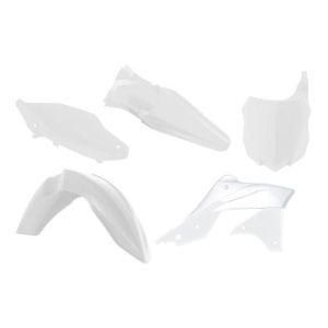 PLASTIC KIT/5 13-16 KX250F, WHITE RTECH R-KITKXF-BN0-516