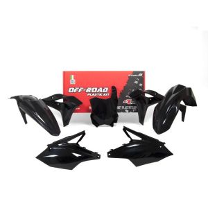 PLASTIC KIT/5 17-19 KX250F, BLACK RTECH R-KITKXF-NR0-519