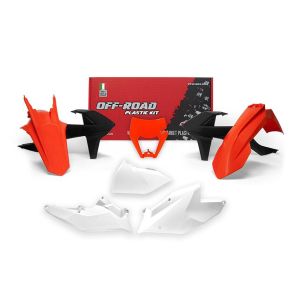 PLASTIC KIT/6 17-19 EXC/EXC-F, OEM COLOUR ENDURO KIT, R-KITKTM-OEM-517