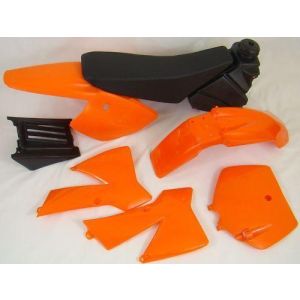 PLASTIC KIT KTM 50 SX WITH, SEAT AND TANK, HX KTM009