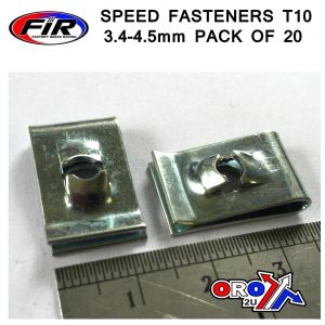 SPEED FASTENERS T10 3.4-4.5mm, PACK OF 20