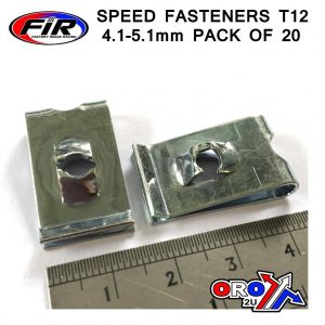 SPEED FASTENERS T12 4.1-5.1mm, PACK OF 20