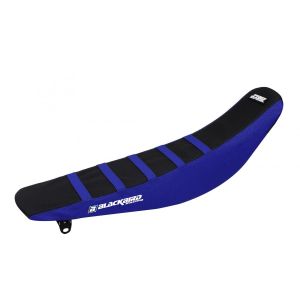 02-21 YZ ZEBRA SEAT COVER, 2018 DESIGN ONLY 5 STRIPES, BLACKBIRD 1219Z