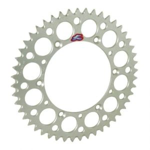 REAR SPROCKET ALLOY RENTHAL, ULTRALITE 154U-520-48GRSI SILVER, 154U-520-48GRSI