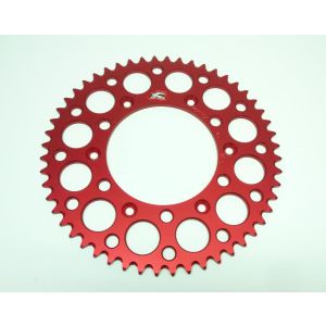 REAR SPROCKET ALLOY RENTHAL, ULTRALITE 154U-520-52GRRD RED