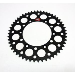 REAR SPROCKET ALLOY RENTHAL, ULTRALITE 150U-520-51GBBK BLACK, 150U-520-51GBBK