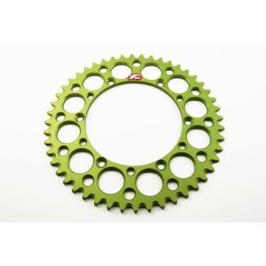REAR SPROCKET ALLOY RENTHAL, ULTRALITE 112U-520-48GEGN GREEN, 112U-520-48GN