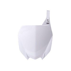 FRONT PLATE 18-22 YZ450F, YZ250F 19-23, WHITE, RTECH R-TBYZFBN0018