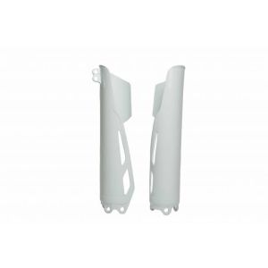 LOWER FORK GUARDS CRF-R/CRF-RX/CRF-X 19-25, WHITE, RTECH R-PSCRFBN0019