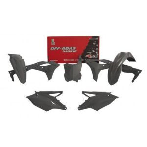 PLASTIC KIT/517-19 KX250FQUANTUM GREY, RTECH R-KITKXF-GR0-519