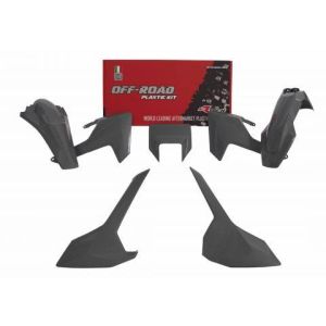 PLASTIC KIT ENDURO 17-18 HUSKY TE/FE/TX, 5 PIECE ,COLOUR QUANTUM GREY, RTECH R-KITHSQ-GR0-517