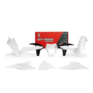 PLASTIC KIT/6 2020-23 EXC/EXC-F WH/WH/BK, RTECH R-KITKTM-BN2-520, ERZBERGRODEO