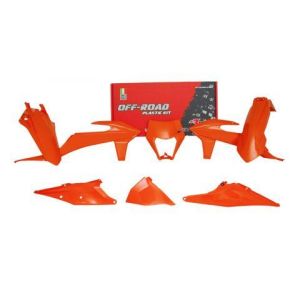PLASTIC KIT/6 2020-23 EXC/EXC-F ORANGE, RTECH R-KITKTM-AR0-520