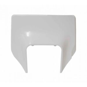 FRONT HEADLIGHT COWL 2020-23 HUSQ, RTECH R-MASKHSQBN20 WHITE
