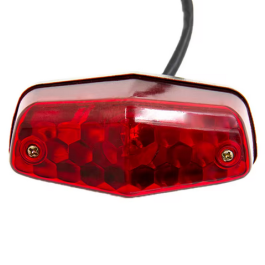 TAILLIGHT 12V BULB UNIVERSAL RED REAR LAMP LUCAS 564 BRITISH STYLE