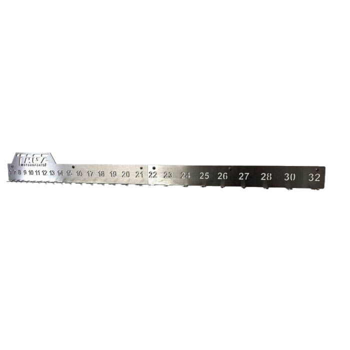 TAGZ SPANNER RACK STAINLESS STEEL, SUIT 25 SPANNERS 6mm-32mm, SPANNER ...
