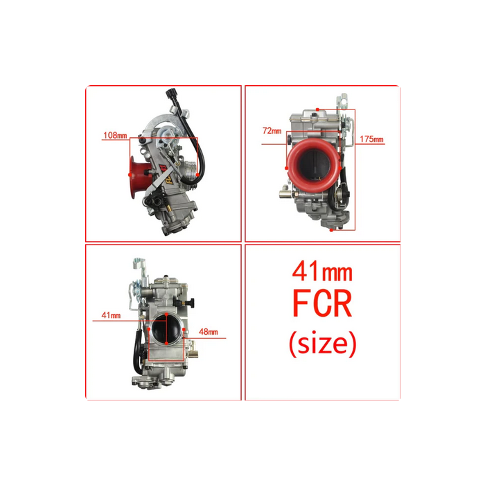 FCR Carburetor TPS Block Off Plate - For Honda, Yamaha, KTM, Suzuki, Kawasaki Dirt Bikes