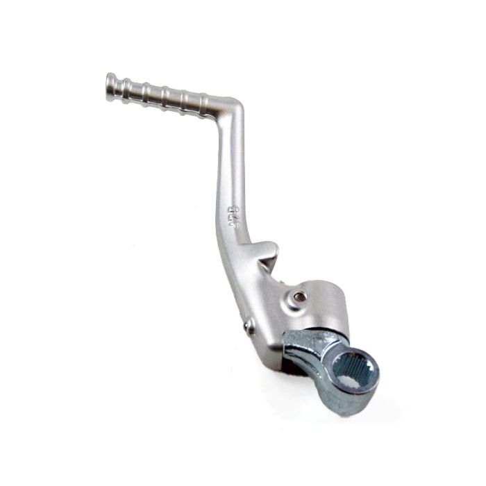 KICKSTART LEVER CR125R HONDA 85-97, FIR ASK-138, SILVER ALLOY KICKSTART LEVER CR125R HONDA 85-97, FIR ASK-138, SILVER ALLOY
