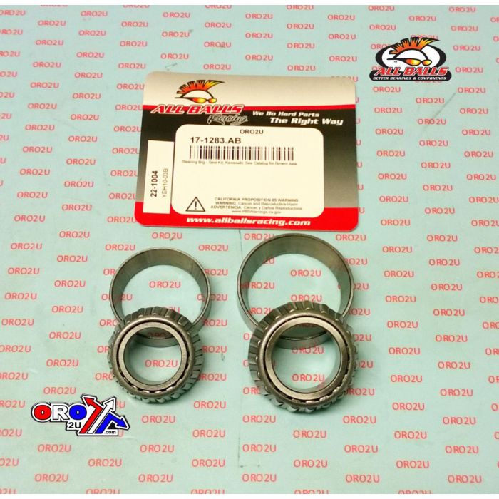 YA-MAN キャビスパ　HRF-17 STEERING BEARING KIT ALLBALLS, ALLBALLS 22-1004 KAW/SUZUKI/VICTORY