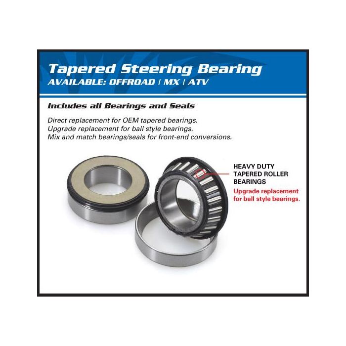 STEERING BEARING KIT ALLBALLS, ALLBALLS 22-1004 KAW/SUZUKI/VICTORY