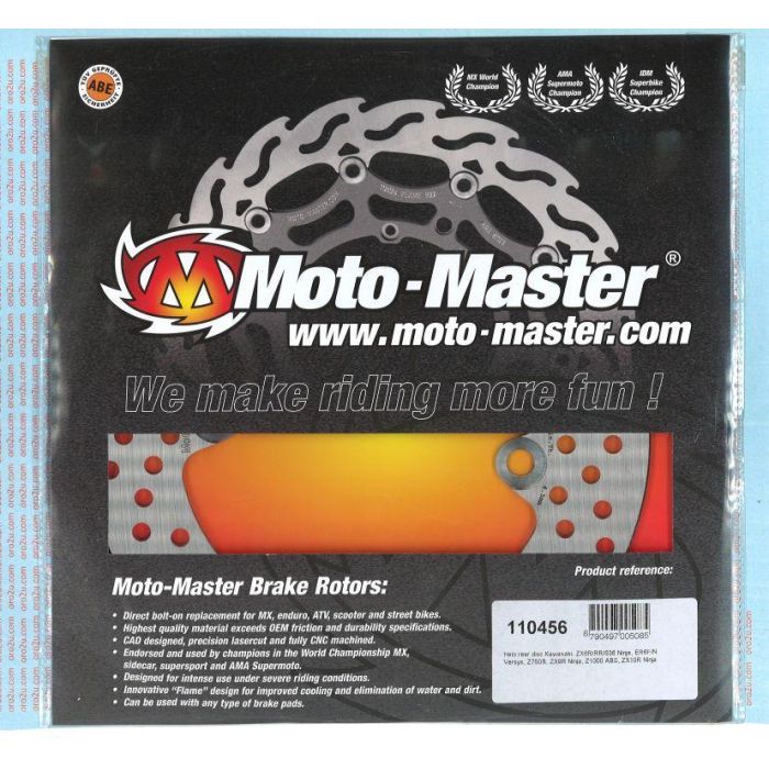 はな DISC BRAKE REAR ZX-6R NINJA, MOTO-MASTER 110456 KAWASAKI by Moto