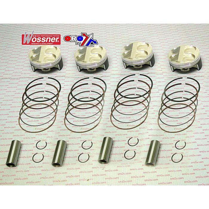 PISTON KIT 11-14 ZX10R KAW, WOSSNER K8832D200-4 FULL SET, KAWASAKI