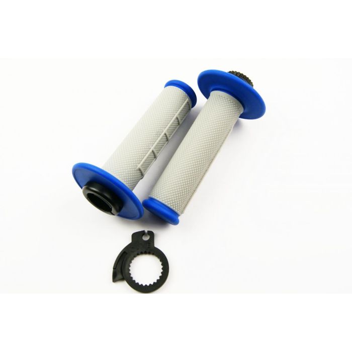 ODI Genuine KTM Lock-On Half Waffle Grips – Open Ended, Black – For 2T & 4T SX Models