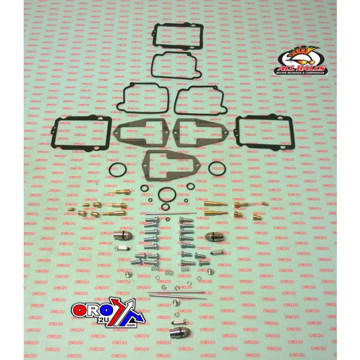 All Balls Racing 26-1657 All Balls Racing 99-01 Kawasaki VN1500G NOMAD Carburetor Rebuild Kit