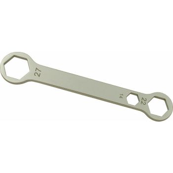 AXLE SPARK PLUG COMBO WRENCH SPANNER 14mm 22mm 27mm