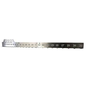 TAGZ SPANNER RACK STAINLESS STEEL, SUIT 25 SPANNERS 6mm-32mm, SPANNER ORGANISER
