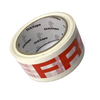 PRINTED VINYL FRAGILE PACKAGING TAPE AS972 Wide 48mm Long 66m