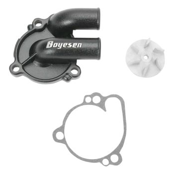 WATER PUMP COVER 01-25 KX85, SUPERCOOLER BOYESEN WPK-10B