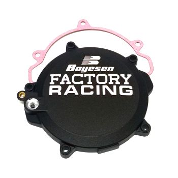 CLUTCH COVER 18-23 TC SX 85, BOYESEN CC-46AB, BLACK