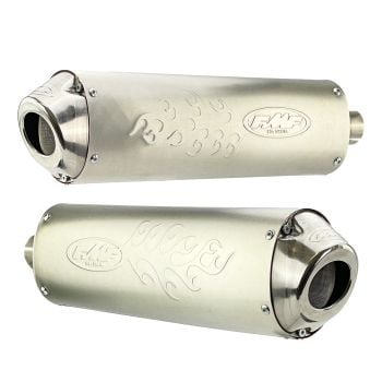 END OF LINE Powercore 4 Dual Exhaust System 08-10 Yamaha Rhino 700 - FMF 044280