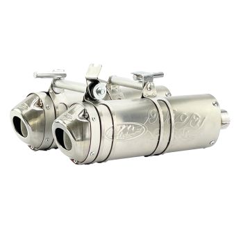 END OF LINE Powercore 4 Dual Exhaust System 08-12 Kawasaki TERYX 750 - FMF 042172