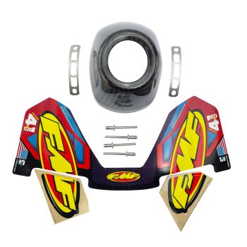 Factory 4.1 RCT Carbon Exhaust Silencer End Cap Kit 00-00 Universal - FMF 040643