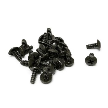 OEM SELF TAPPING SCREWS 4x10 (25PK), HONDA, 33-8351 BLACK PAN 4x10, TOOLS ROAD 93903-24280